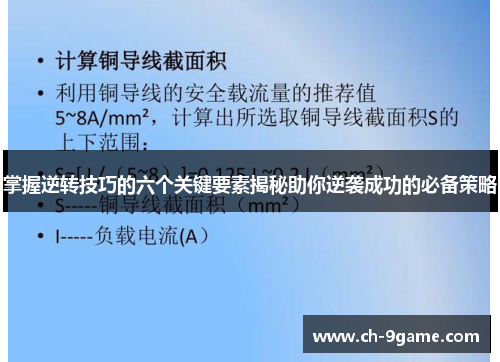 掌握逆转技巧的六个关键要素揭秘助你逆袭成功的必备策略 掌握逆转技巧的六个关键要素揭秘助你逆袭成功的必备策略